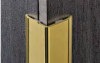 PEGOL 15 - Угол PROEDGE OT 15х15 мм, латунь полированная, цвет золото, длина 2700 мм